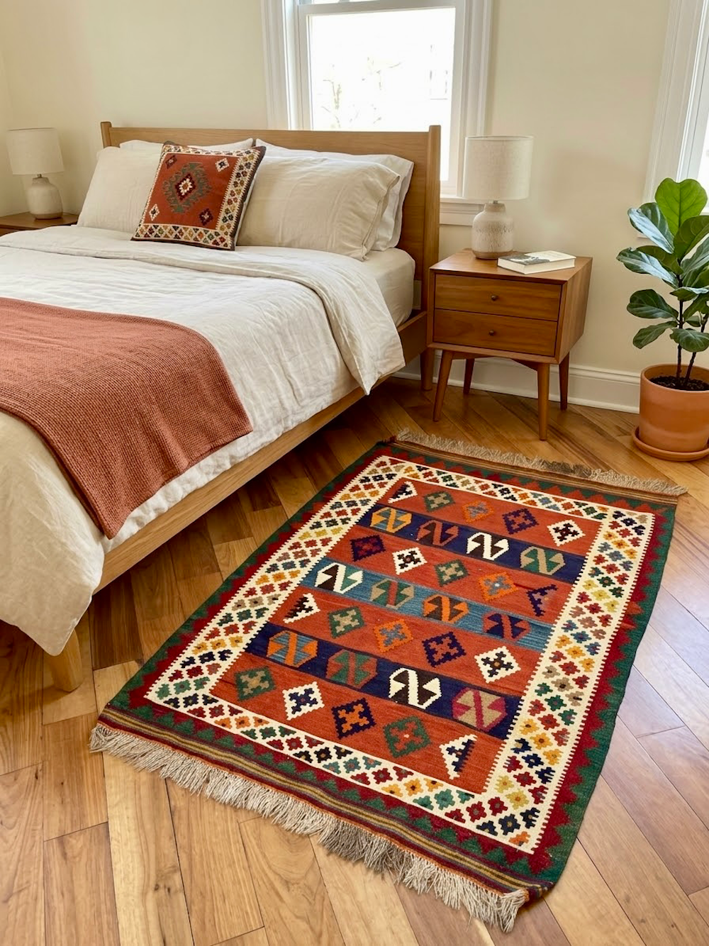 KILIM SHIRAZ-B4 1.40m x 1.00m