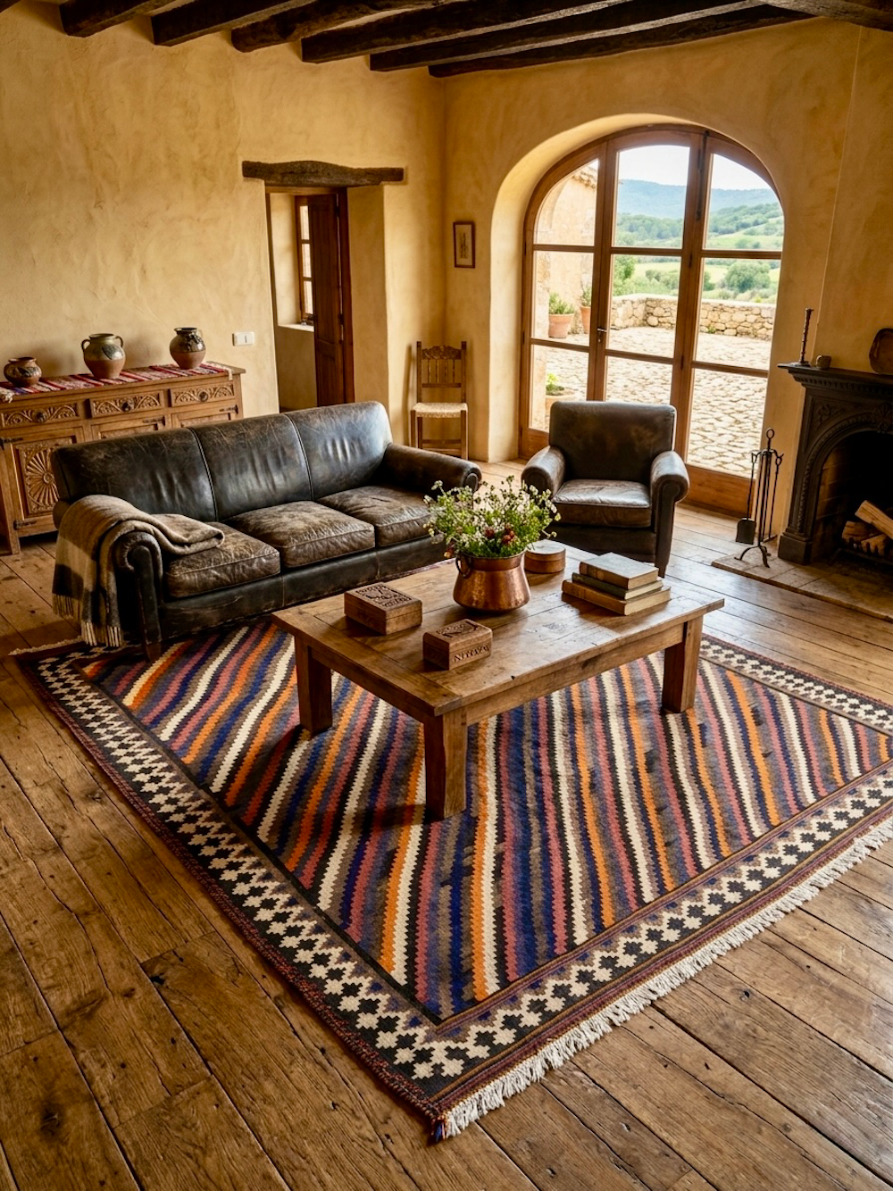 KILIM AFSHARI-B 2.27m x 1.75m