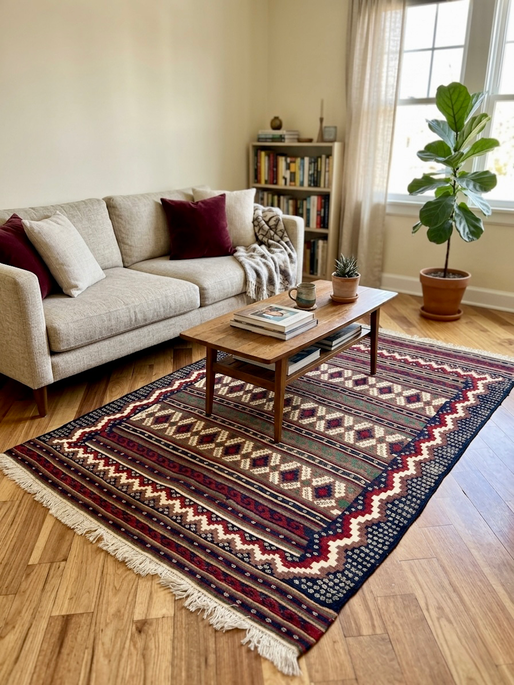 KILIM AFSHARI-O 2.35m x 1.60m