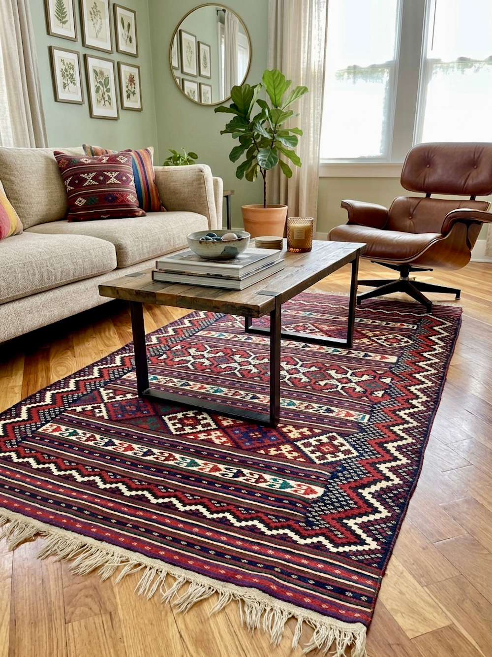KILIM AFSHARI-N 2.59m x 1.50m