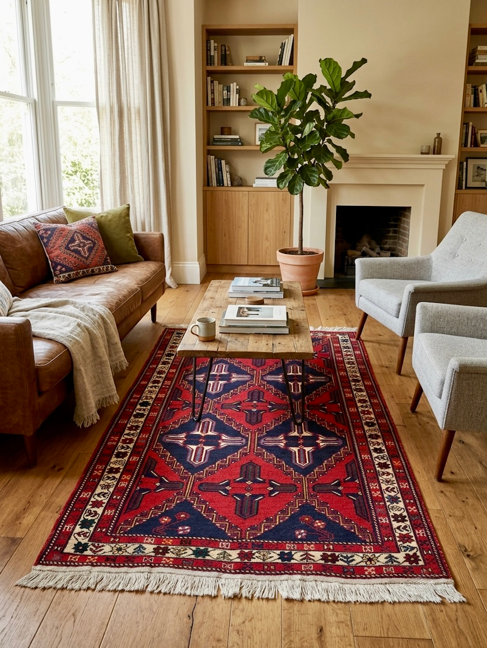 KILIM AFSHARI-U 2.15m x 1.45m