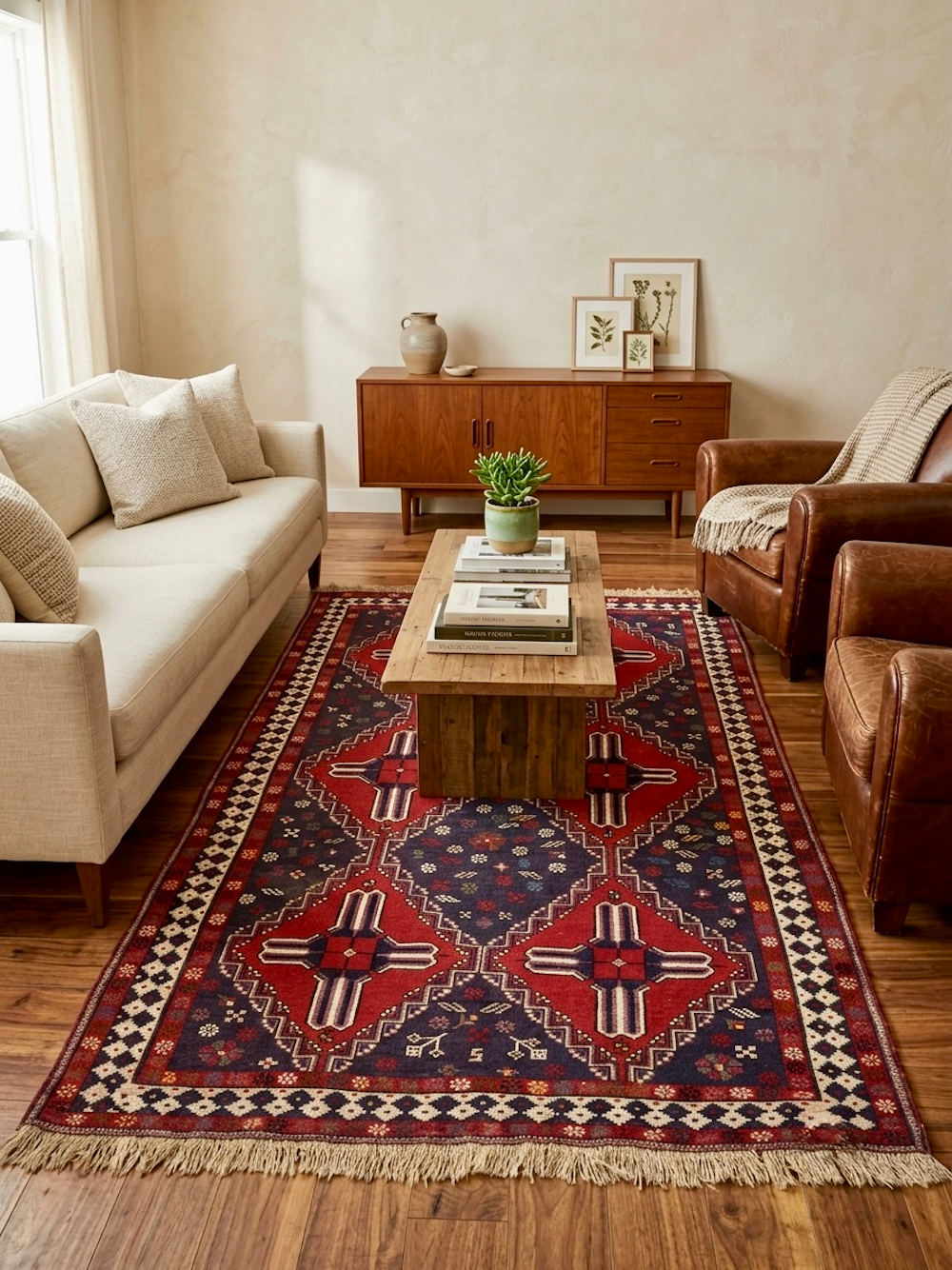 KILIM AFSHARI-V 2.22m x 1.45m
