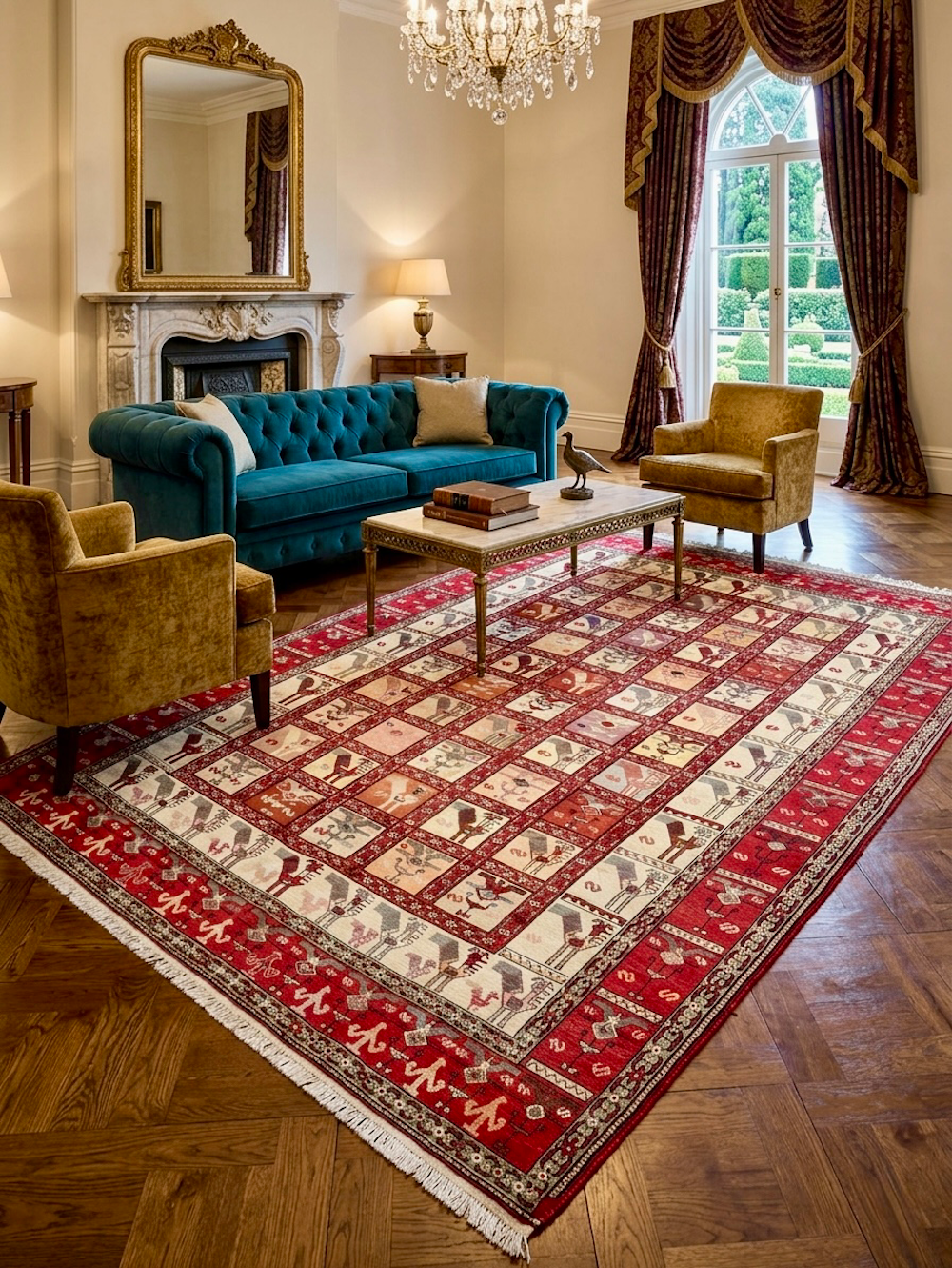 KILIM AZARI SILK-C 2.80m x 1.94m