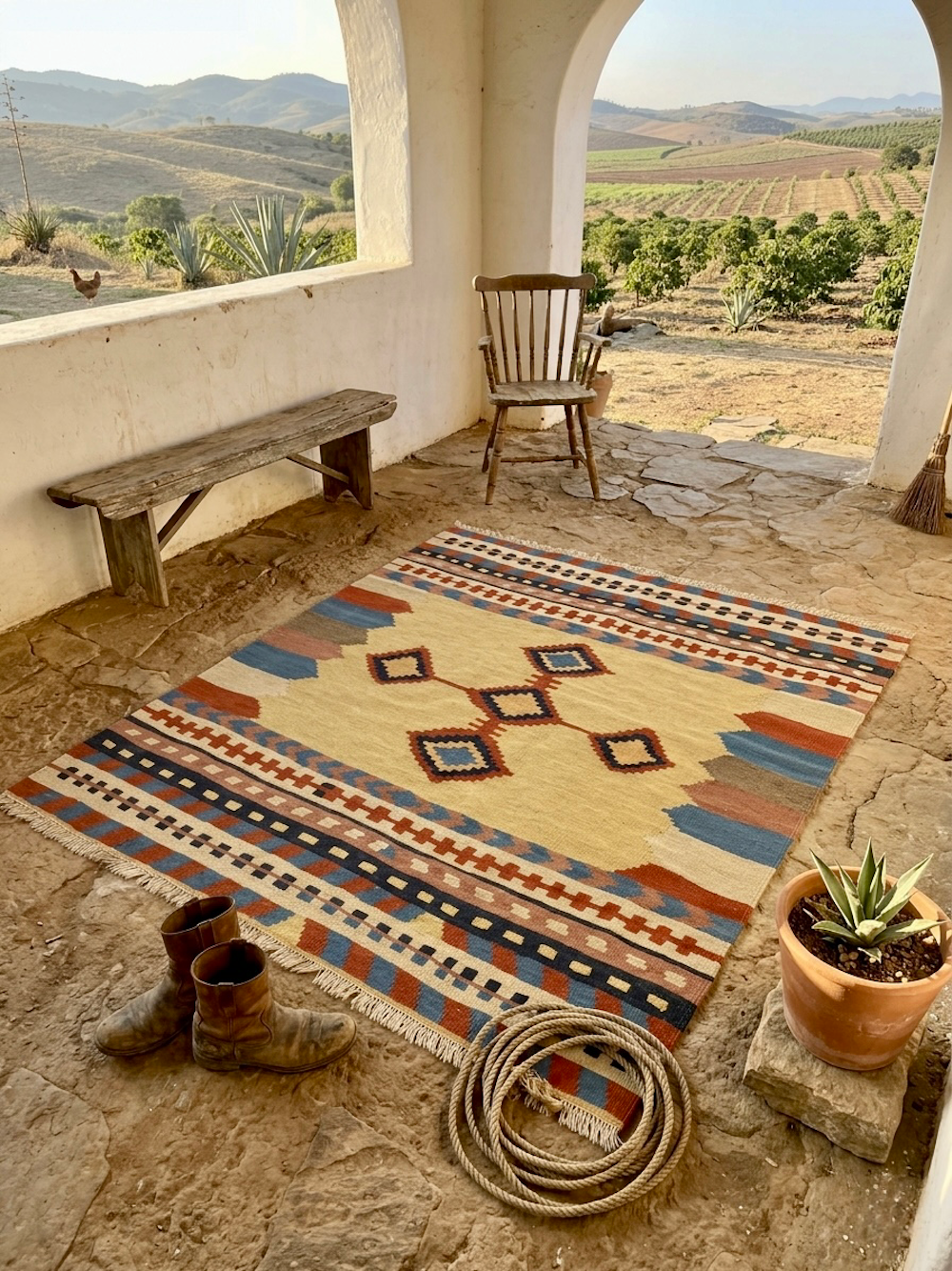 KILIM ARDEBIL-H8 1.40m x 1.30m