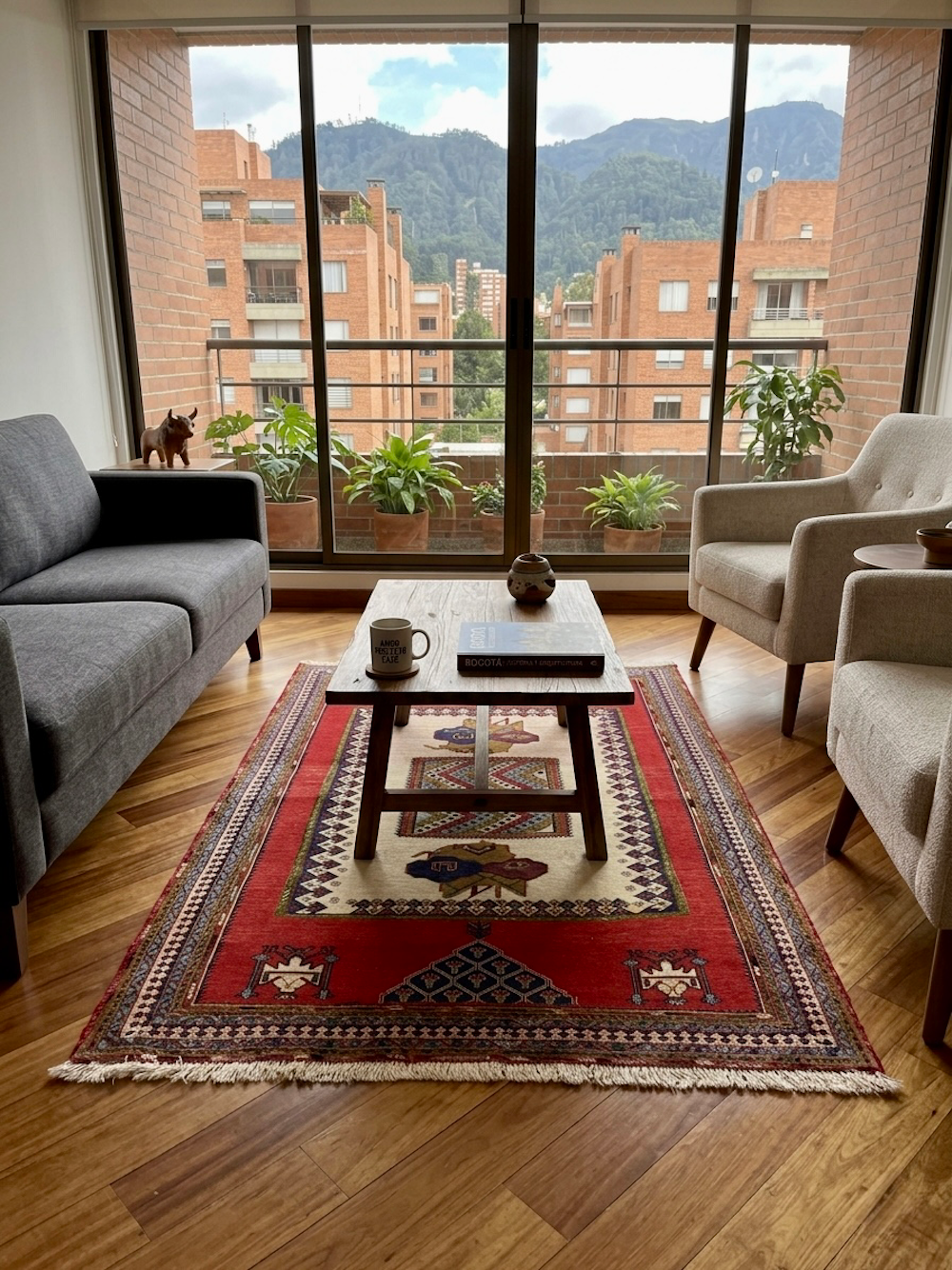 KILIM AFSHARI-X 1.70m x 1.26m