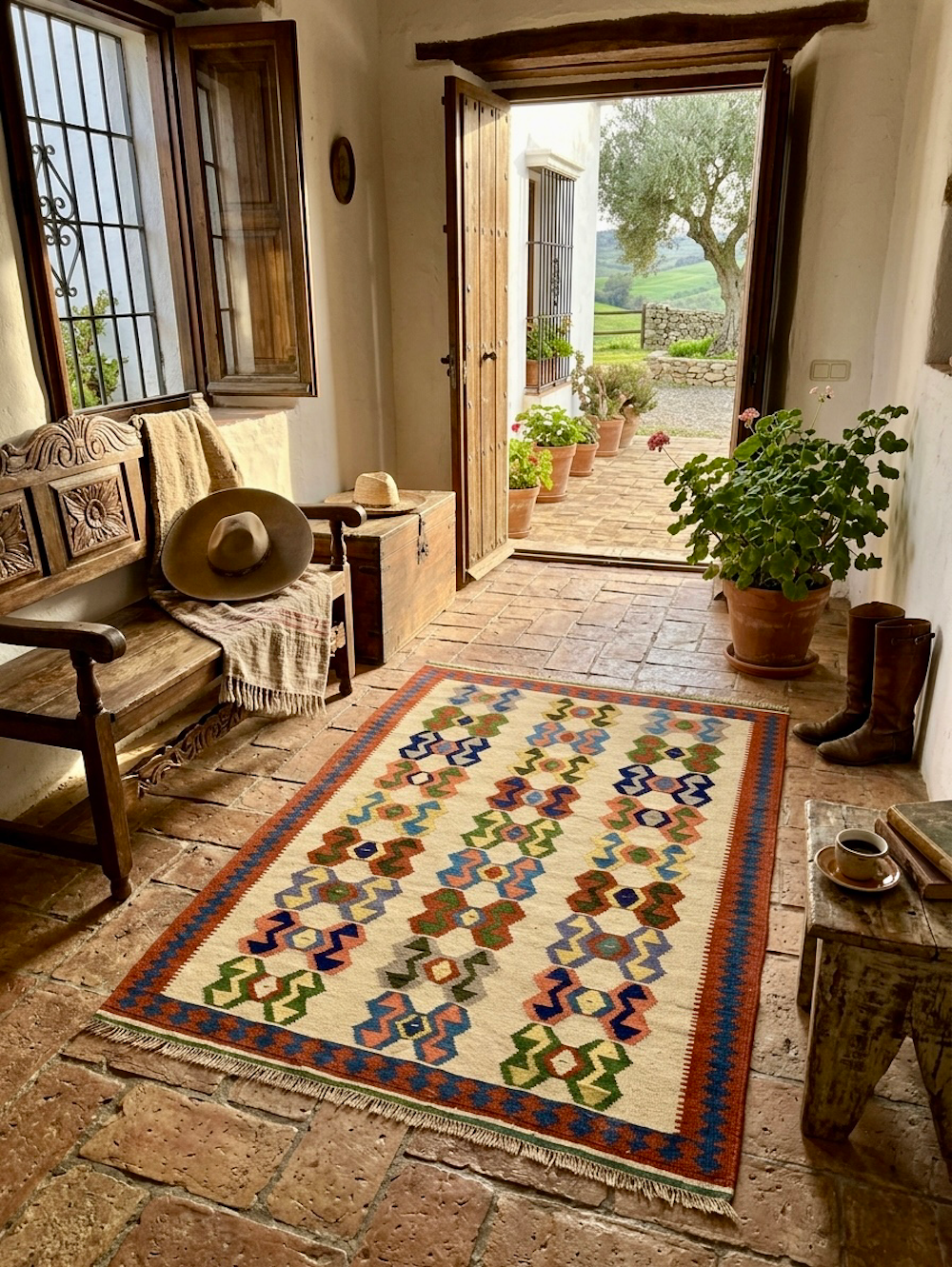KILIM ARDEBIL-O1 2.08m x 1.42m