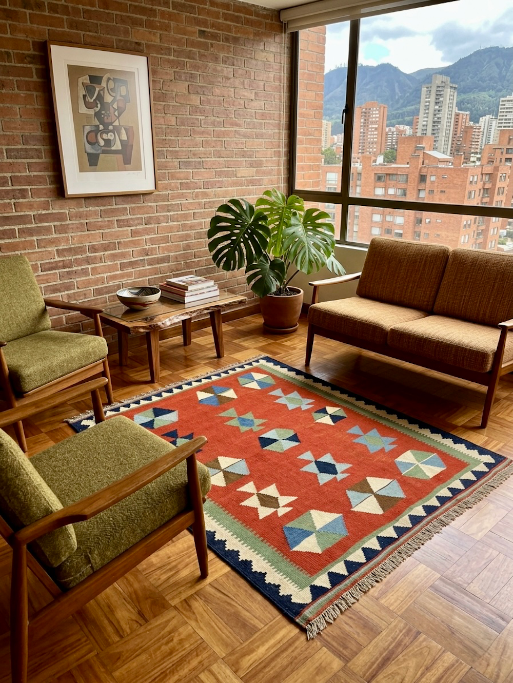 KILIM ARDEBIL-P5. 1.44m x 1.20m