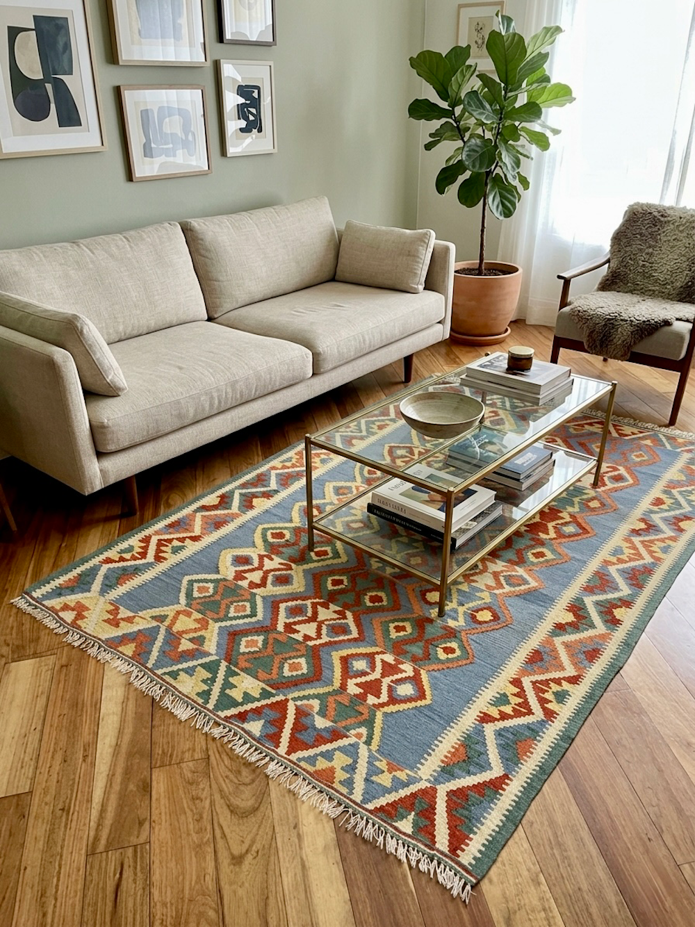 KILIM ARDEBIL-P7 1.90m x 1.40m