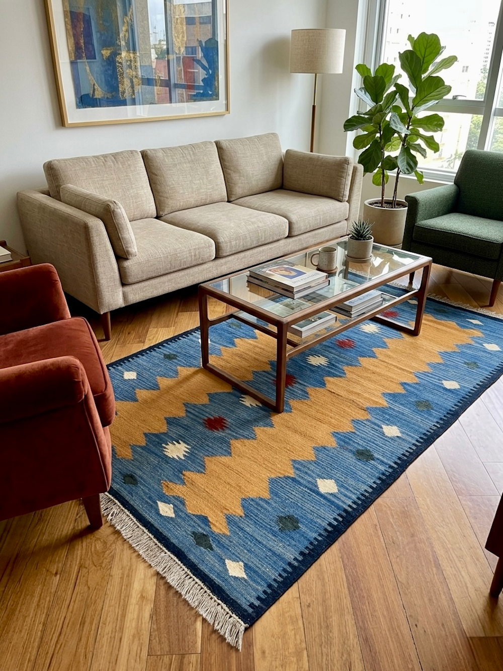 KILIM SHIRAZ-B1 1.75m x 1.15m